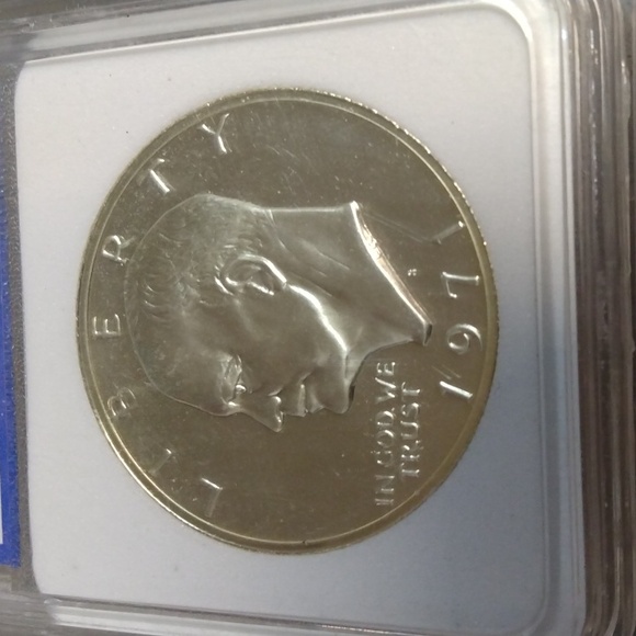 Eisenhower UNCIRCULATED silver PR 70 (4) Dollar Coins 1971s, 1972s, 1973s, 1974s - Picture 7 of 17